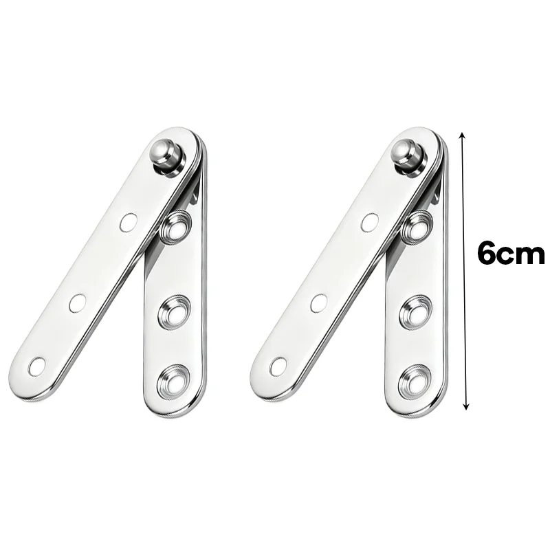Easy Install 360° Rotating Stainless Steel Invisible Door Hinge