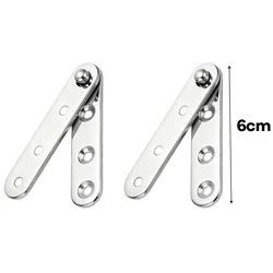 Easy Install 360° Rotating Stainless Steel Invisible Door Hinge (2 PCS)