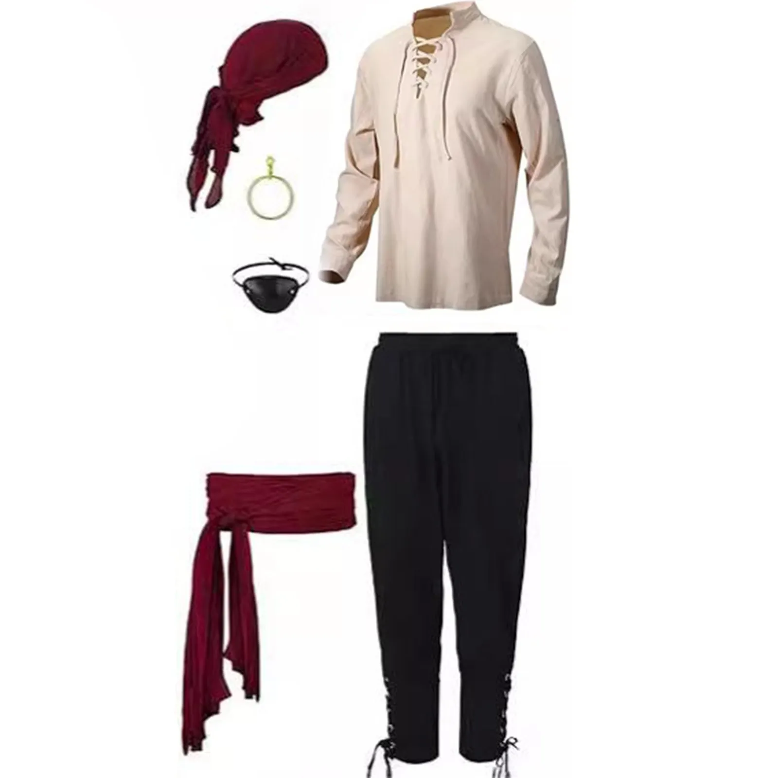 Copriscarpe Medievali In Pelle - Gambali Da Pirata Per Cosplay E Halloween - Foto 3