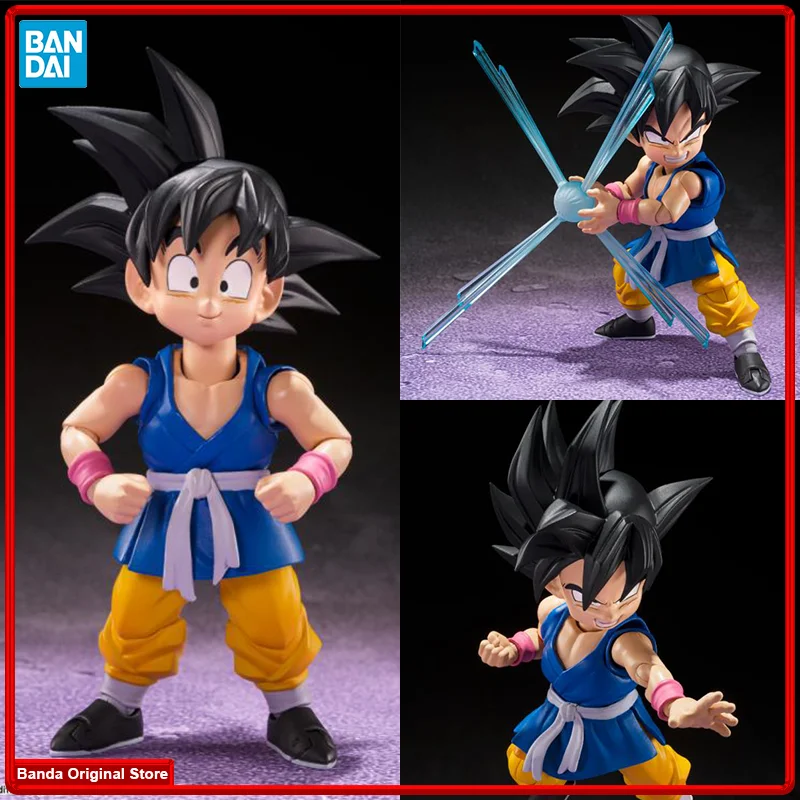 

100% In Stock Original Bandai Dragon Ball GT S.H.Figuarts Kid Goku (GT Ver.) SHF Son Goku Anime Action Figures Model Toys