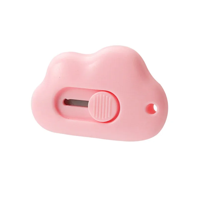 Cute Cloud Color Mini Portable Utility Knife Paper Cutter Cutting Paper Razor Blade Office Stationery Cutting Supplies utility knife paper cutter craft cutting knife
