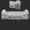 CNC Aluminum Alloy Front Bumper Car Shell Accessories For 1/14 Tamiya RC Truck AROCS 3363 3348 Tractor Tamiya LESU Upgrade Parts 6