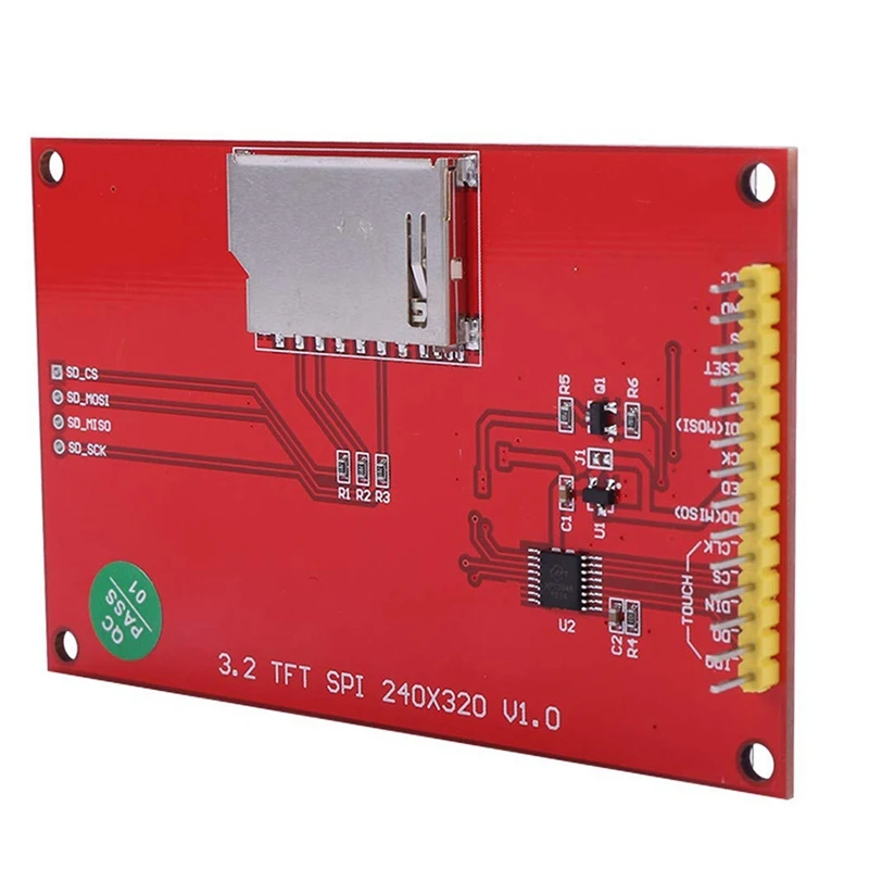 Spi 직렬 Tft LCD 모듈 디스플레이 화면, 접촉 패널 드라이버, MCU용 IC Ili9341, 3.2 인치, 320x240