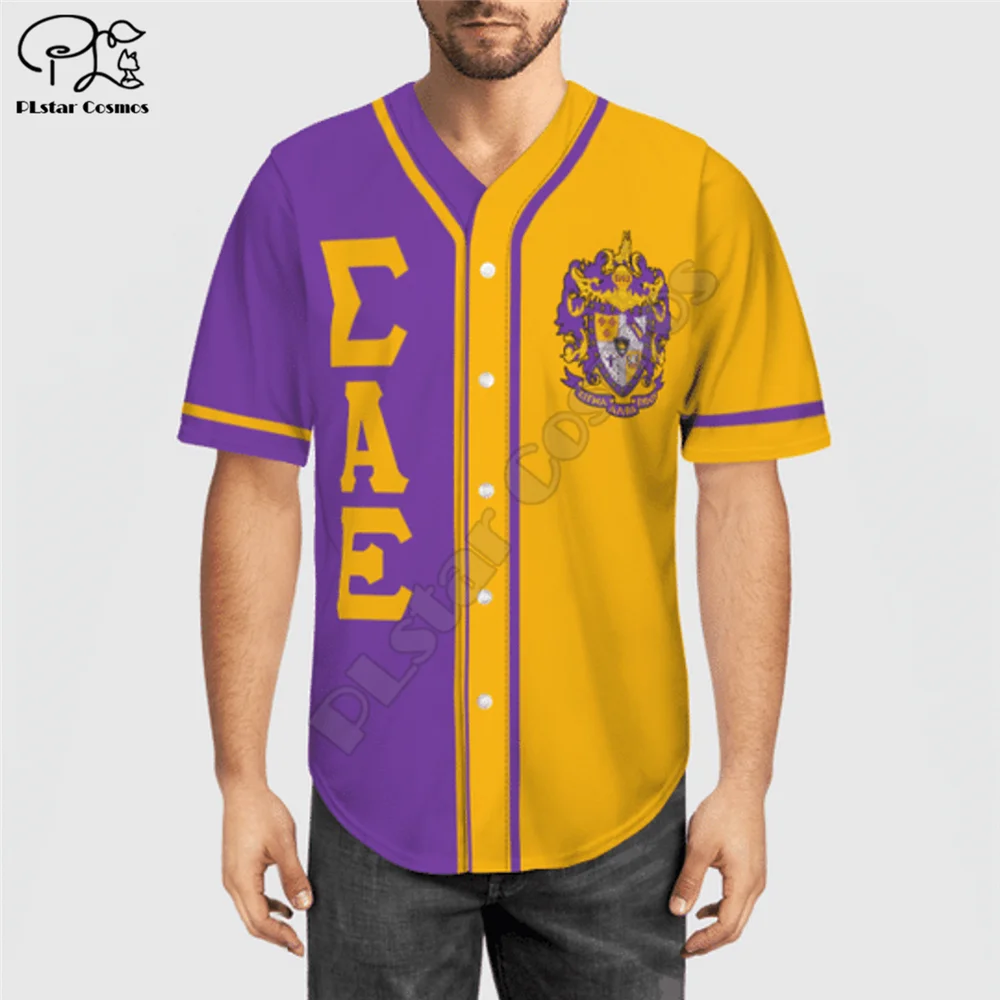 Sigma Gamma Rho Sorority 1922 Baseball Jersey Shirt 3D All Over Printed Shirts hip hop Tops 4