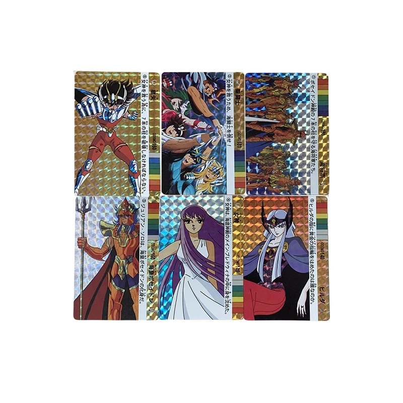 

6 шт./набор, анимационные карточки «Saint Seiya»