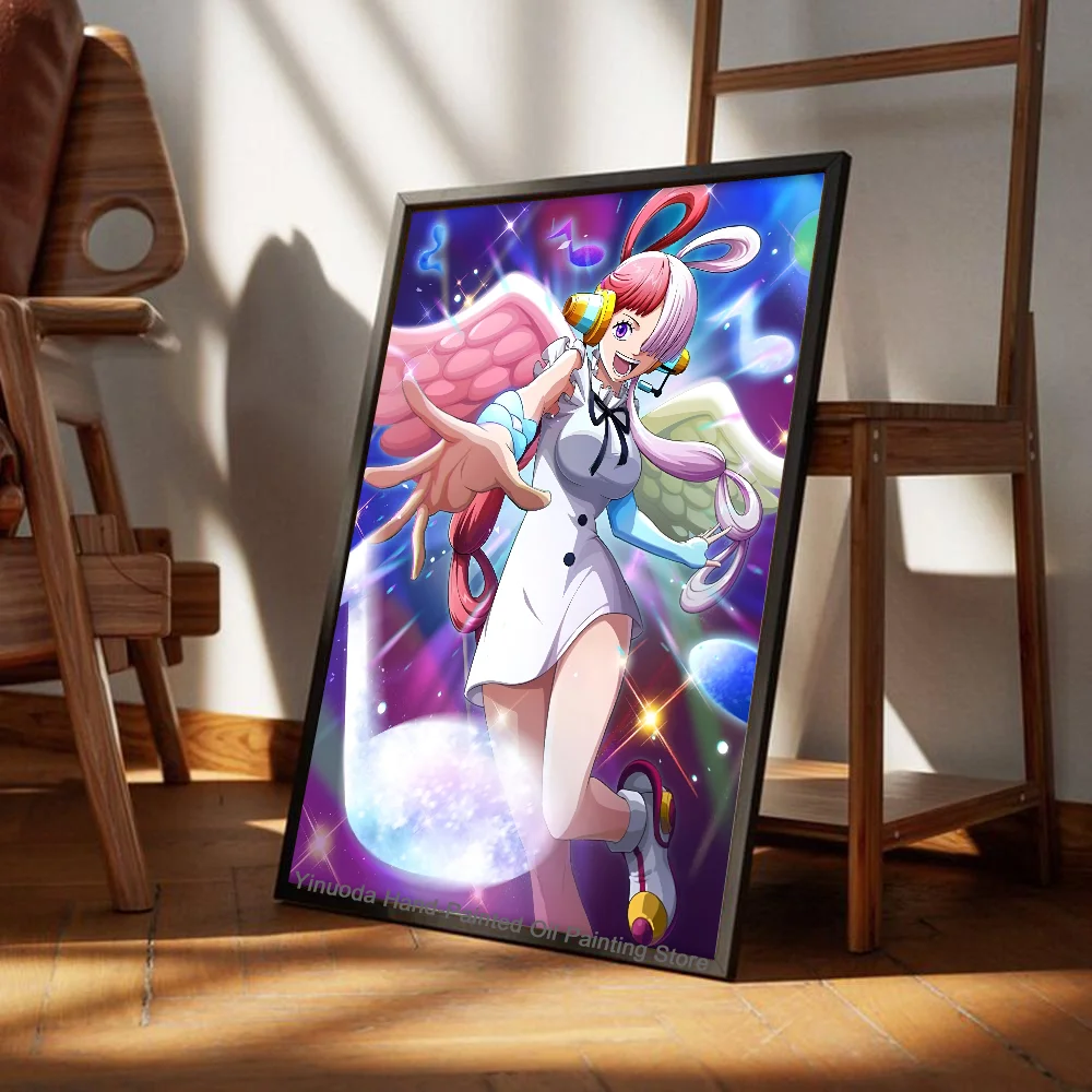 thumbnail image 1 of Póster de Anime O-ONE P-PIECE Uta, impresión en papel para el hogar, sala de estar, dormitorio, entrada, bar, cafetería, arte, pintura, decoración, 1 of 5