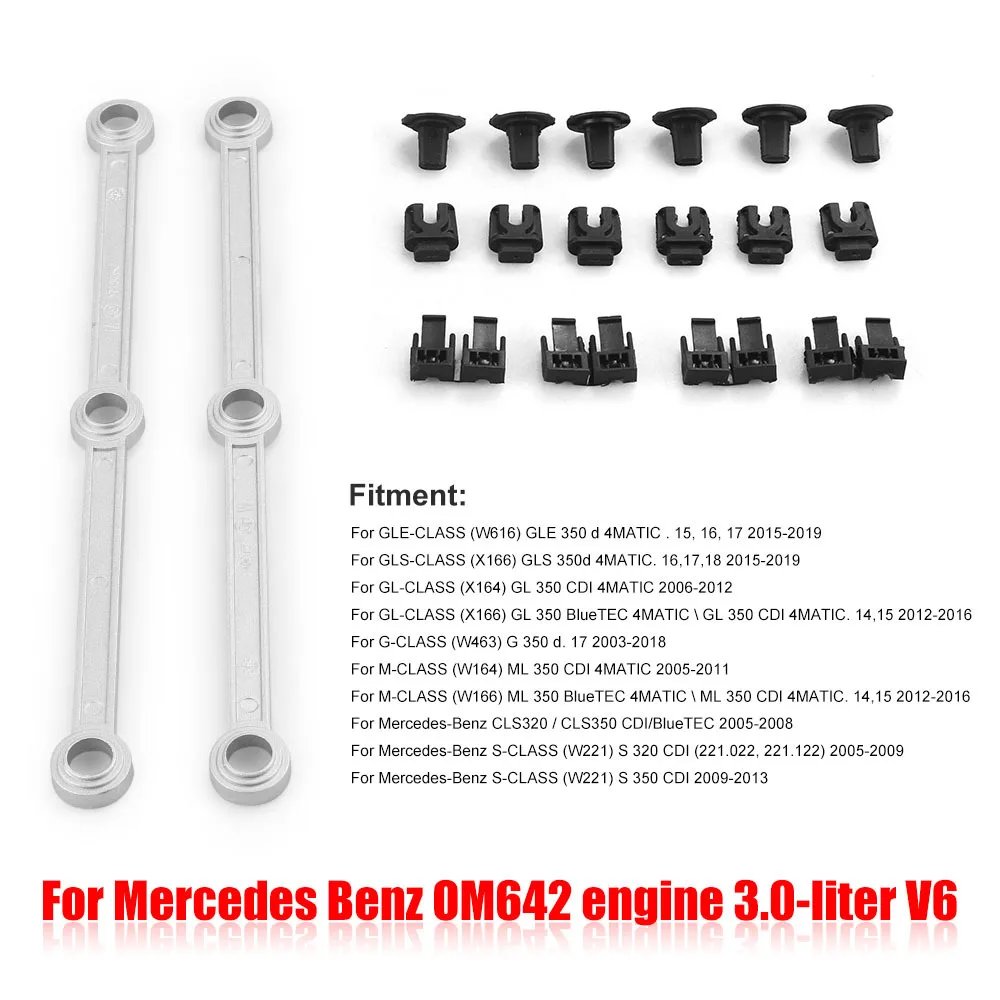 

​OM642 For Mercedes Intake Inlet Manifold Runner Connecting Rod Set A6420903237