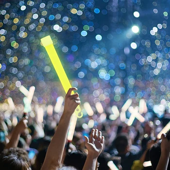 5/10pcs Glow Light Sticks Waterproof Concert Party Light Stick with Hook Camping Hiking Walking SOS Gear Survival Kits 6