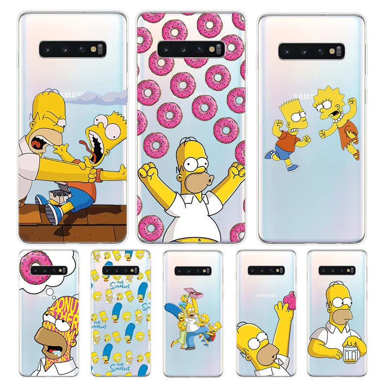 Силиконовый чехол для Samsung Galaxy S21 S20 FE Ultra S10 S10E Lite S9 S8 S7 Edge Plus | Мобильные телефоны и