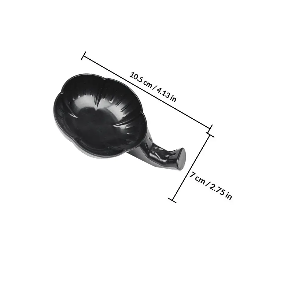 12Pcs 검은 잉크 접시 매화 꽃 모양 다기능 서예 드로잉 플레이트 스튜디오 사무실 연구실을위한 튼튼한 잉크 웰