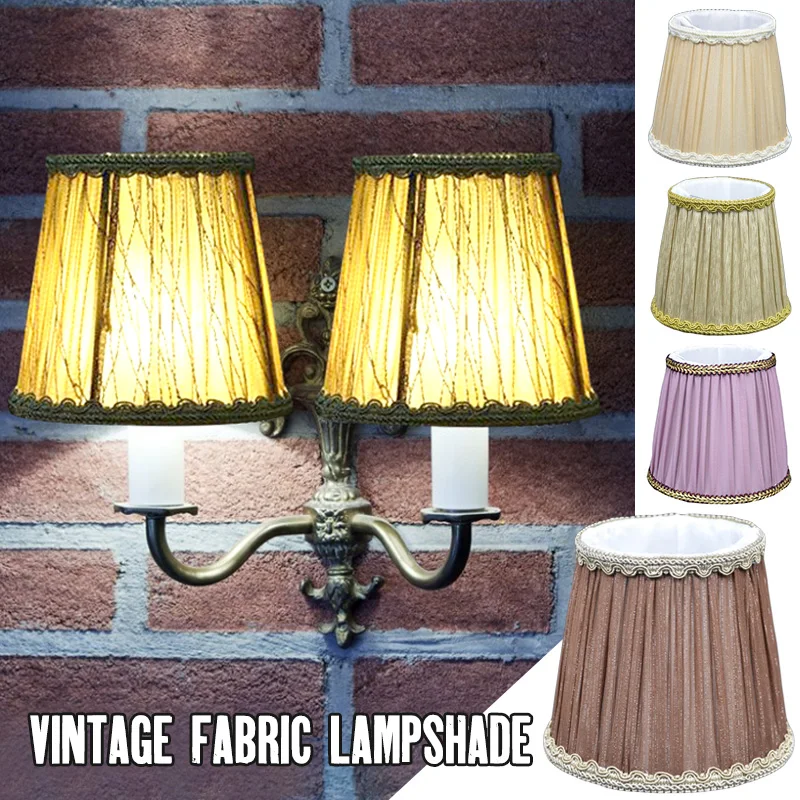 Cloth Lamp Shade Ceiling Lamp Cover Chandelier Shell Barrel Cover for Table Floor Wall Hanging Pendant Lamp e27 lamp cup table holder wrought iron pointed ceiling reverse side metal half package shell lighting wall cups