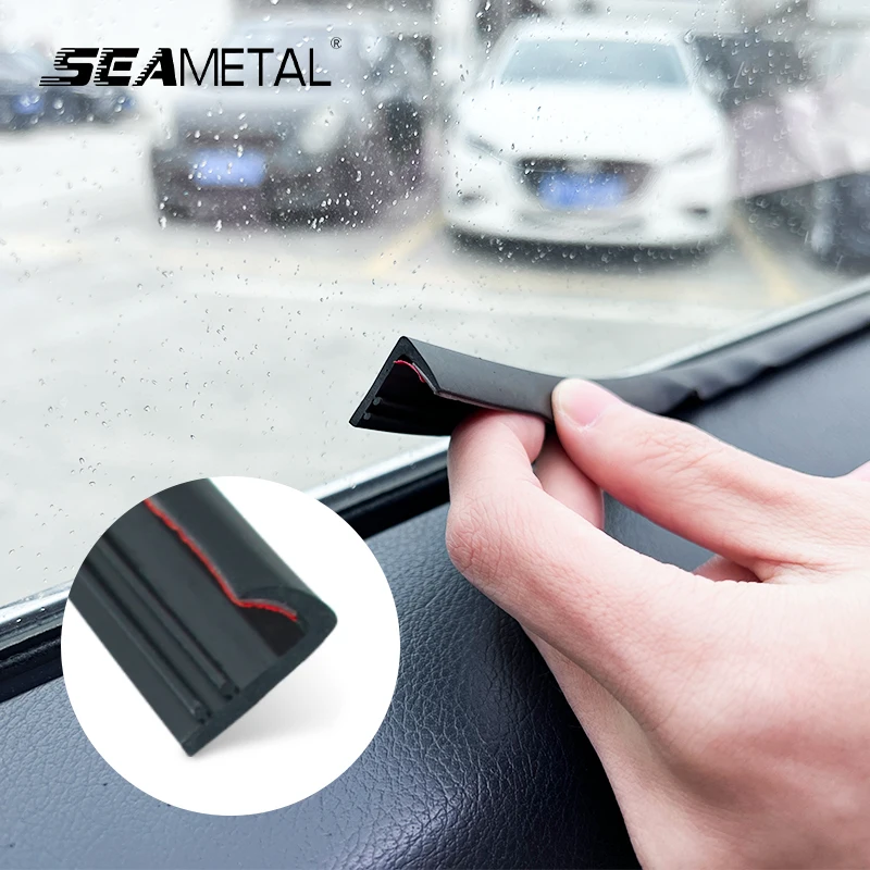 SEAMETAL 1/2/4m Auto Fenster Dichtung Streifen Gummi V Form Auto Auto Seite  Fenster Lift Lücke füllstoff Schalldichte Wasserdichte Schutz Streifen -  AliExpress