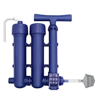 เครื่องกรองน้ำแบบพกพาใช้แรงดันมือ |   เครื่องกรองน้ำ 3 ขั้นตอน พร้อมอัตราการไหลเร็ว 1.5 ลิตร/นาที สำหรับใช้กลางแจ้ง ตั้งแคมป์ รถยนต์ เอาตัวรอด และเดินป่า 1