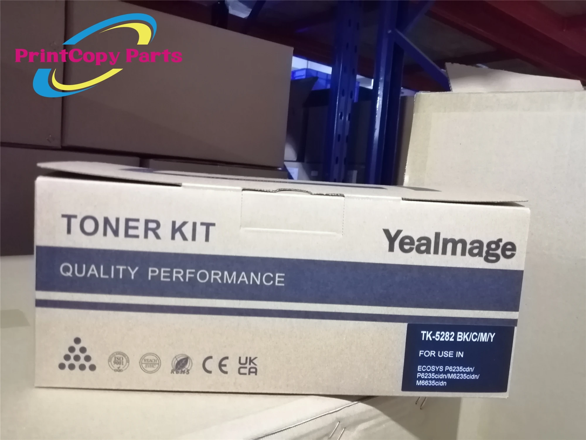 Kyocera ECOSYS P6235cdn P6235cidn M6235cidn M6635cidn TK5282 용 1Set 4PCS TK-5282 CMYK 토너 카트리지 키트