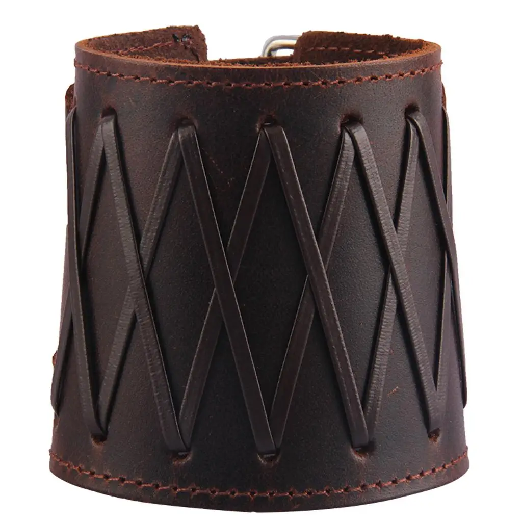 Men Medieval Gauntlet Cuff Arm Wrist Protector Bracer Arm Guards Adjustable Strap cosplay arm armour