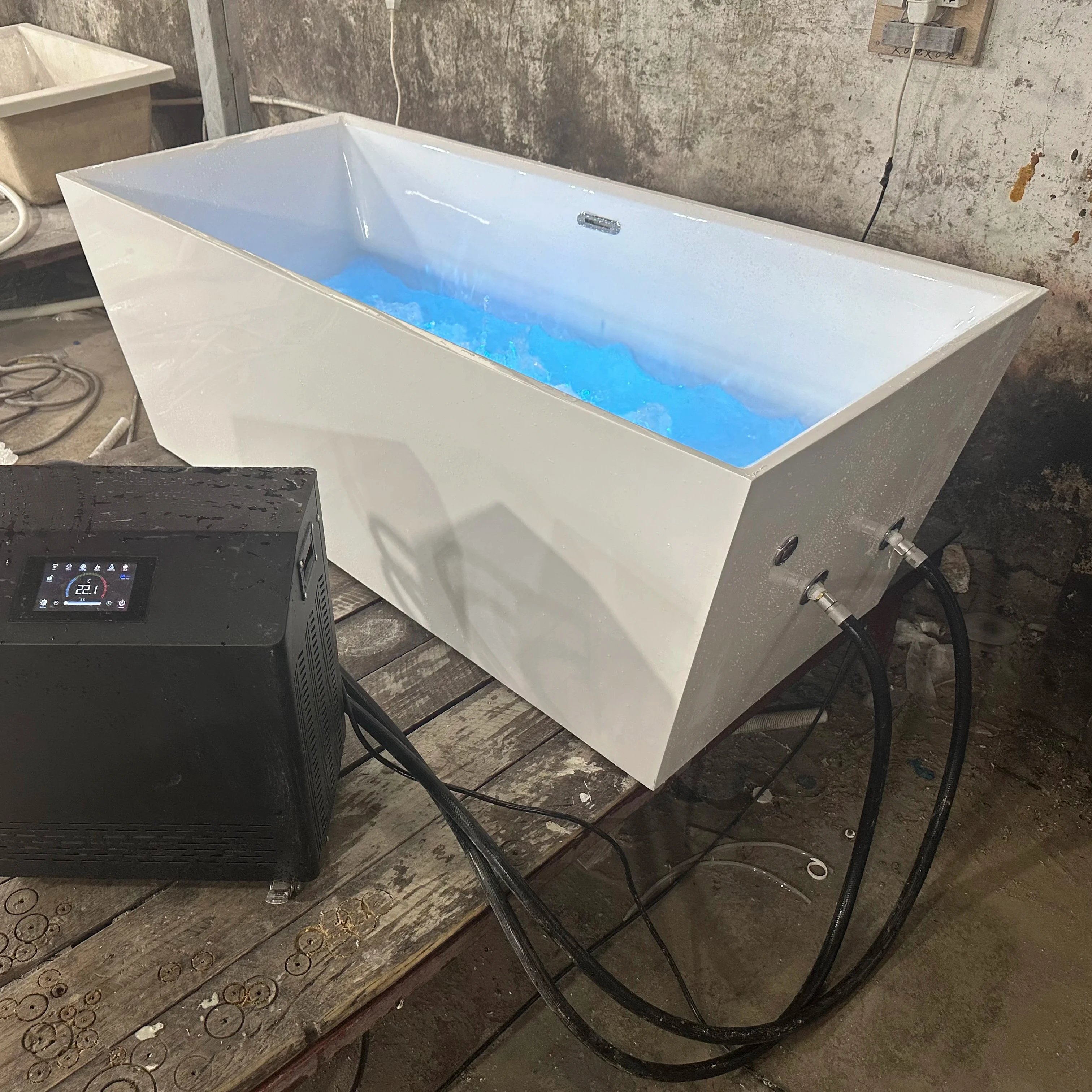 Acrylic Cold Plug Athlete Ice Bath Spa Jacuzzi Cooler