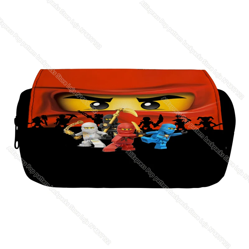 Game Ninja Pencil Case Boys Girls Teens School Supplies Cartoon 3D Print Pencil Case Office Pencil Bags Makeup Purse 6