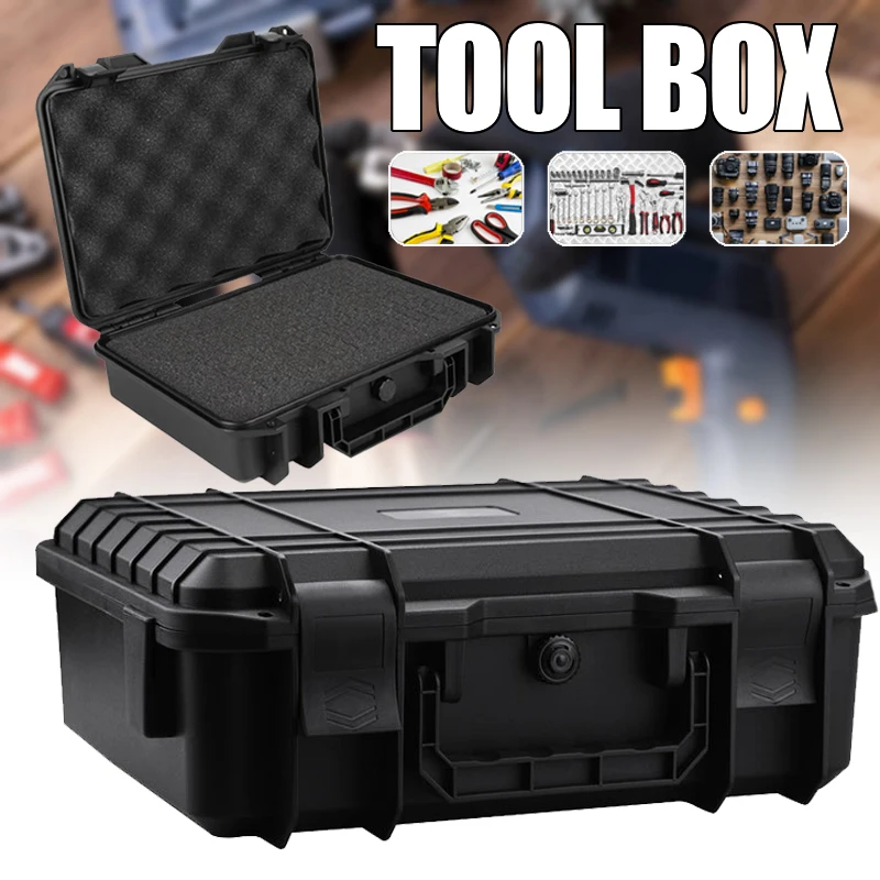 Tool Box Waterproof Hard Case Toolbox for Mechanic Suitcase Tools Storage Box With Sponge Pelican Case Organizer for Tools