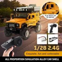 1:28 Mini RC Car SG2801 2.4G Simulation Remote Control 4WD Off-Road Climbing Truck with Front and Rear Lights Vehicle Model Toy 2