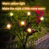 Solar Led Lamp Garden Warm Light 6 Head Ip65 Waterproof 600 Ma Battery Outdoor Lighting Lawn Lights Beautiful Colorful 4