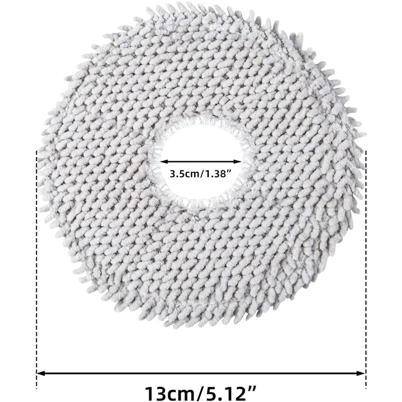 Pack of 12 Wipes for Xiaomi X10+&Dreame L10S Ultra/L10 Ultra Robot Vacuum Cleaner, Microfibre Wet Mop Pads Accessories HOT