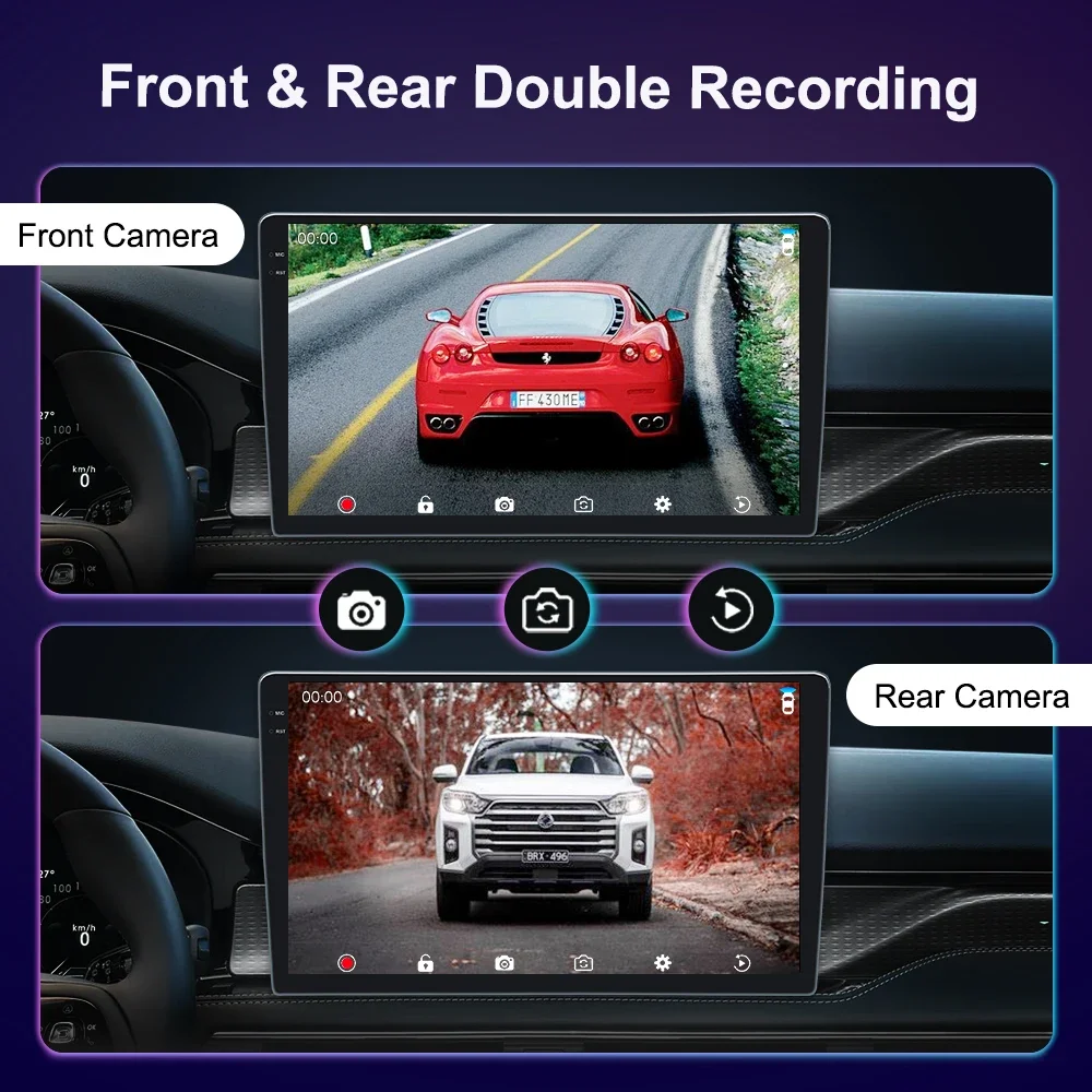 Car Radio A7870 Android Auto 9 10 inch 2K Screen With 360 Cameras Wireless CarPlay 12 256 Android 13 Car Multimedia Player For KIA HYUNDAI
