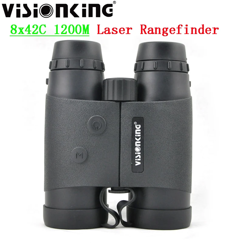 Visionking 8x42 Laser Rangefinder High Power 1200m Distance Meter Outdoor Golf Hunting Professional Optical Binocular Telescope