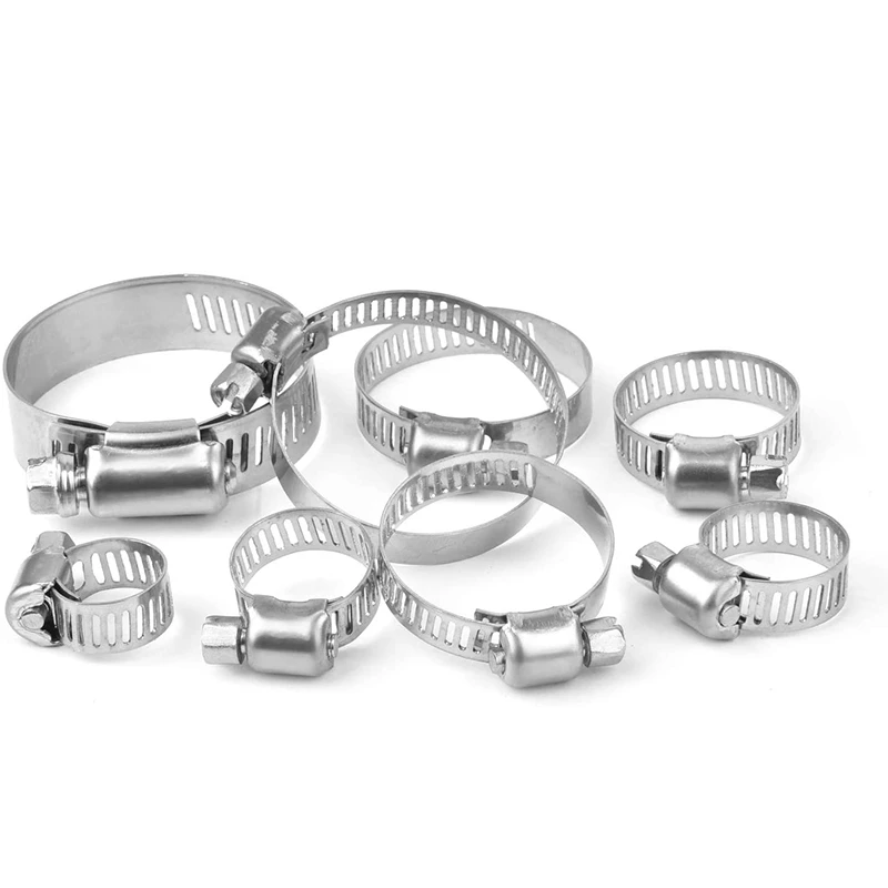 

Комбинация шлангов с зажимом из нержавеющей стали 304, зажим для шланга с гаечным ключом, зажим для топливной трубы подходит для автомобильного трубопровода