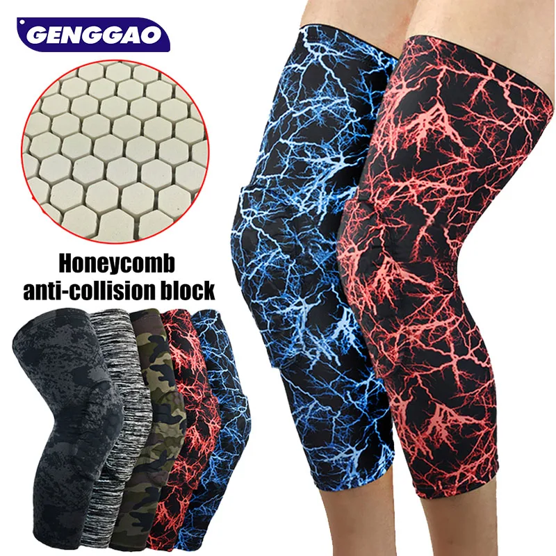 

1Pcs Sport Knee Pads/Padded Compression Knee Sleeves Leg Sleeves Brace for Basketball Volleyball Football & All Contact Sports