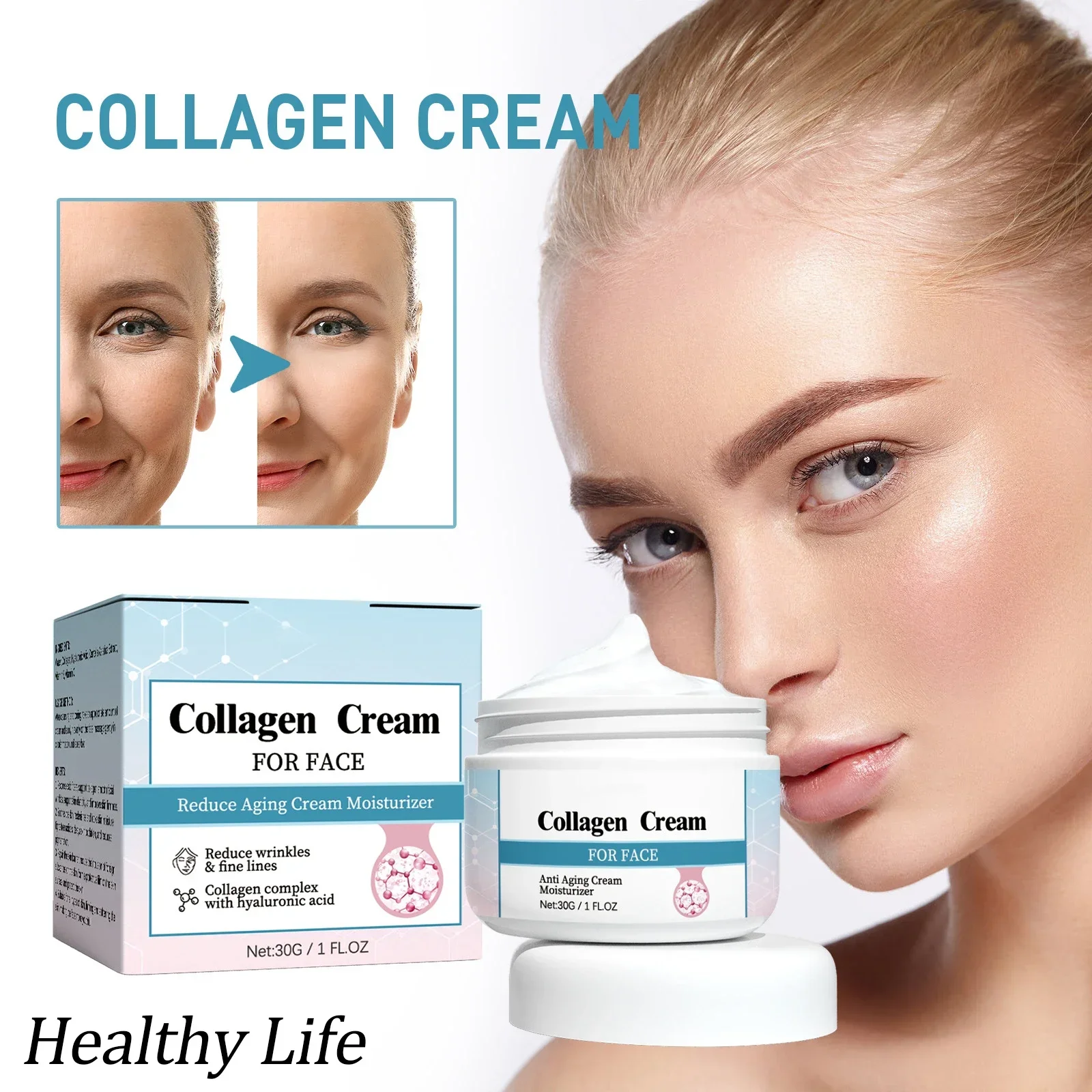 

Firming Lifting Anti-Wrinkle Cream Anti-ageing Serum Wrinkle Remover Collagen Boost Face Cream Rejuvenation Whitening Skin Care