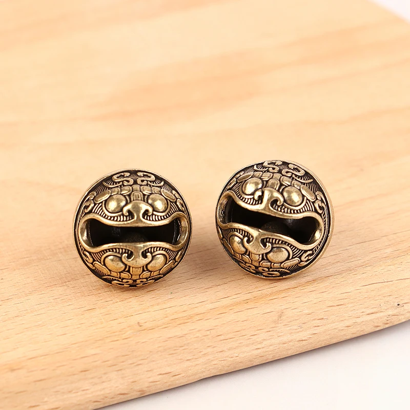 Lucky Brass Handicraft Die Casting Drop Bell Key Car Button Wind Bell Sect Bronze Creative Gift wind bell pendant,animal bells,copper bells,vintage jingle bells