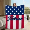 warm comfort  soft plush blanket cool for sofa living logo room office T-T-TitleistS-ES bedroom travel gift single-sided printed 3