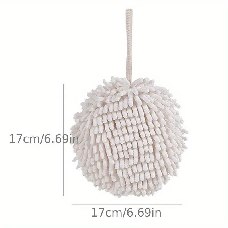 Chenille Hand Towels Kitchen Bathroom Towel Ball With Hanging Loops Quick Dry Soft Absorbent Microfiber Eid Al-Adha Mubarak hand towels