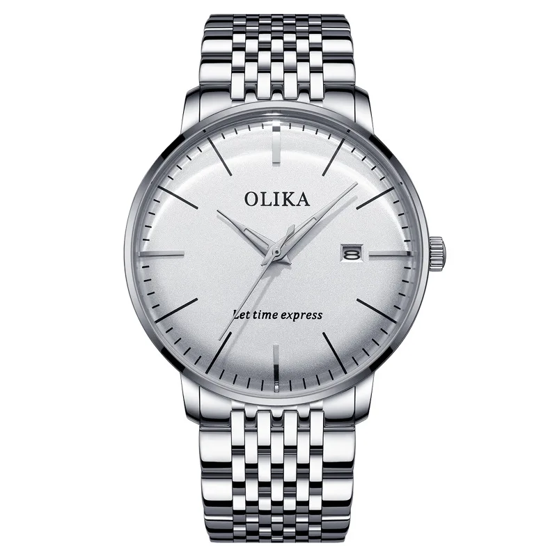 Men's waterproof non-mechanical automatic arc quartz watch men's sports men's gift watch