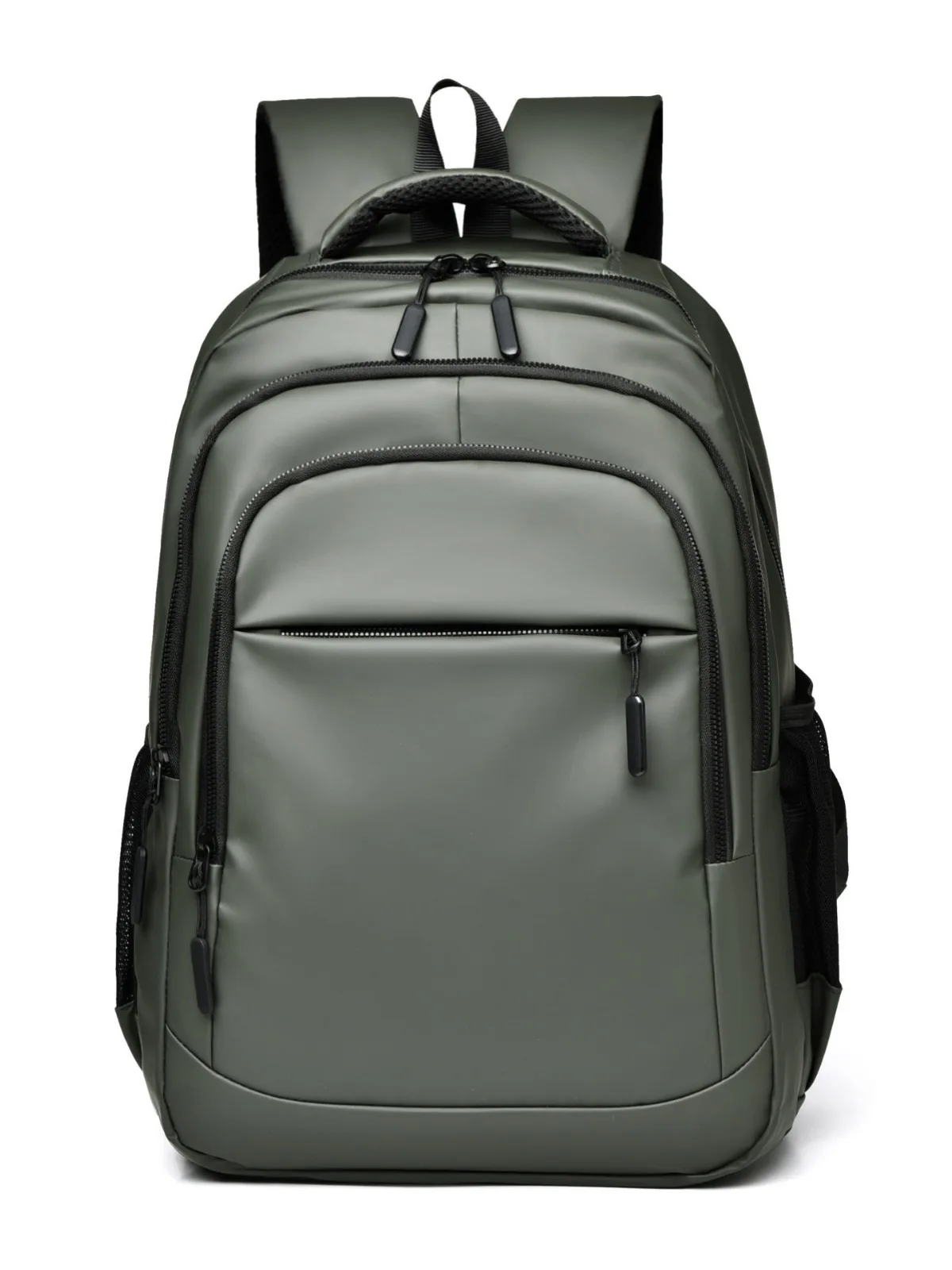 New men's Backpack Senior Sense Business Backpack Men Large Capacity Leather Commuter Computer Bag Travel Outdoor