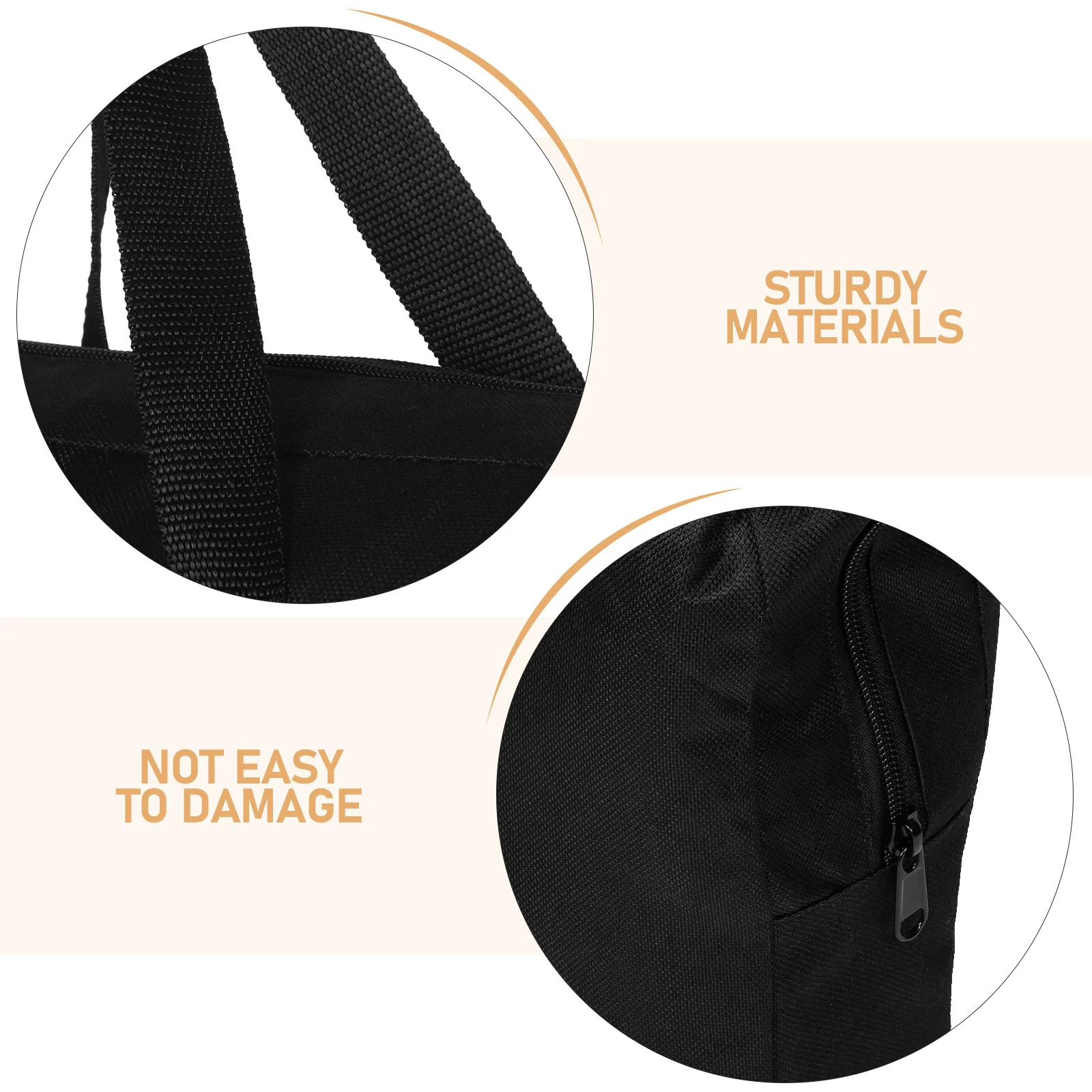 Portable 18-Inch Ring Light Protective Storage Bag Carry Case Zipper Closure Lightweight Travel Photography Light Organizer