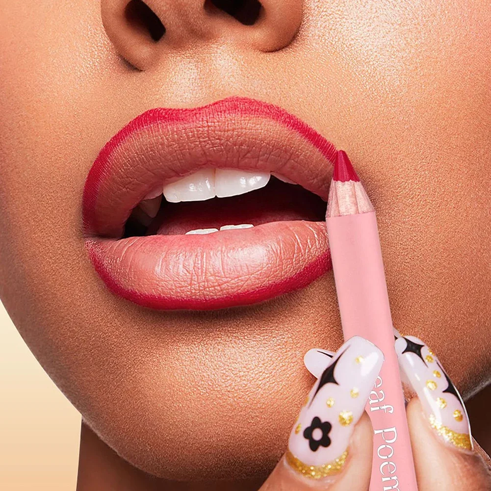 12Colors Matte Lipliner Pencil Waterproof Plumping Stain Lipstick Natural Nude Pink Lip Liner Outline The Lips Contour Makeup 2
