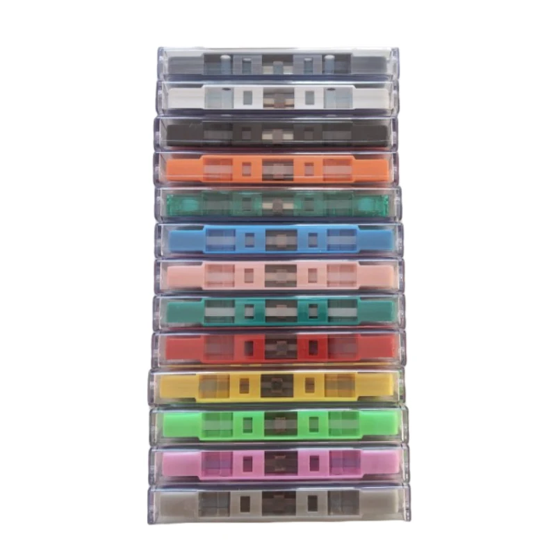 Audio Cassette Tape Shell 1PC Standard Cassette Tape Player With Magnetic Audio Tape For Speech Music Recording
