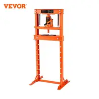 VEVOR Hydraulic Shop Press 6/12T H-Frame Adjustable Hydraulic Floor Press with Plates Heavy Duty Press for Garage Shop Workshop 1