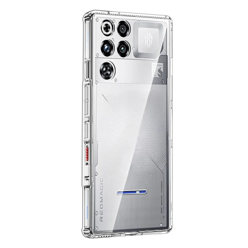 ELVEV Magnetic Crystal Matte Transparent Anti-Fingerprint Phone Case
