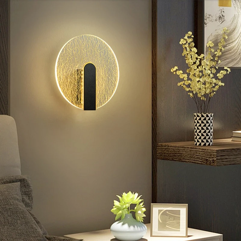 

LED acrylic wall lamp minimalist modern bedroom bedside lamp minimalist corridor staircase lamp
