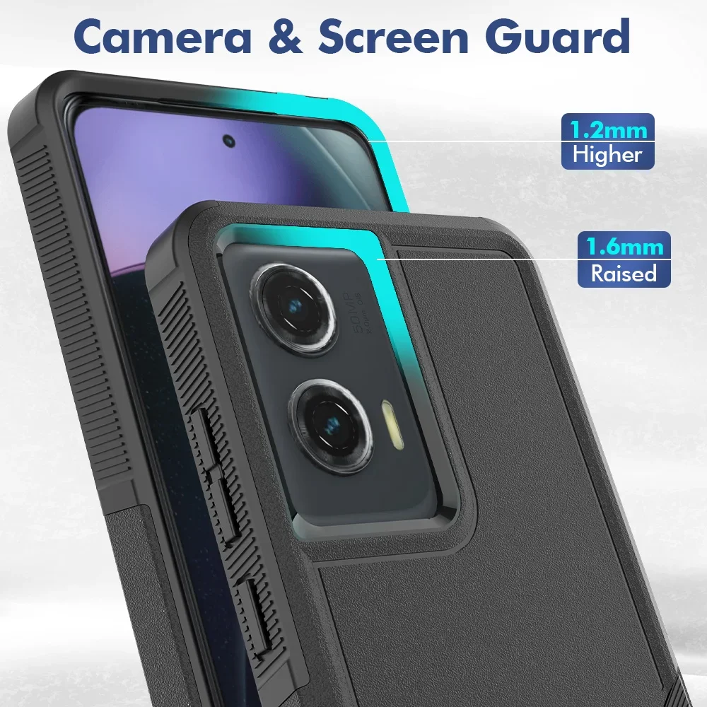 Durable Shockproof Phone Case with TPU Frame and Hard Plastic Back Cover