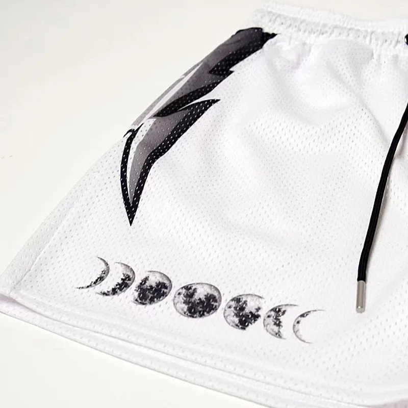 KINETIC Mens Summer New Fashion Sports Gym Fitness Running Basketball Mesh Short Pants Male Quick Dry Casual Breathable Shorts 5