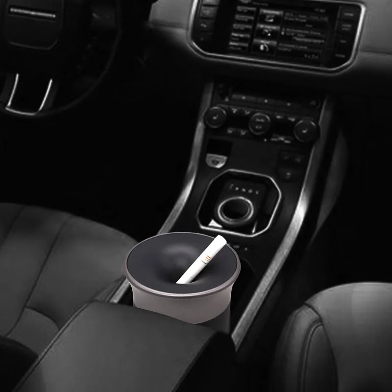 Black Portable Car Ash Tray Ashtray Storage Cup desk Ashtray Cigarette Holder portable ashtray cigarettes ashtray
