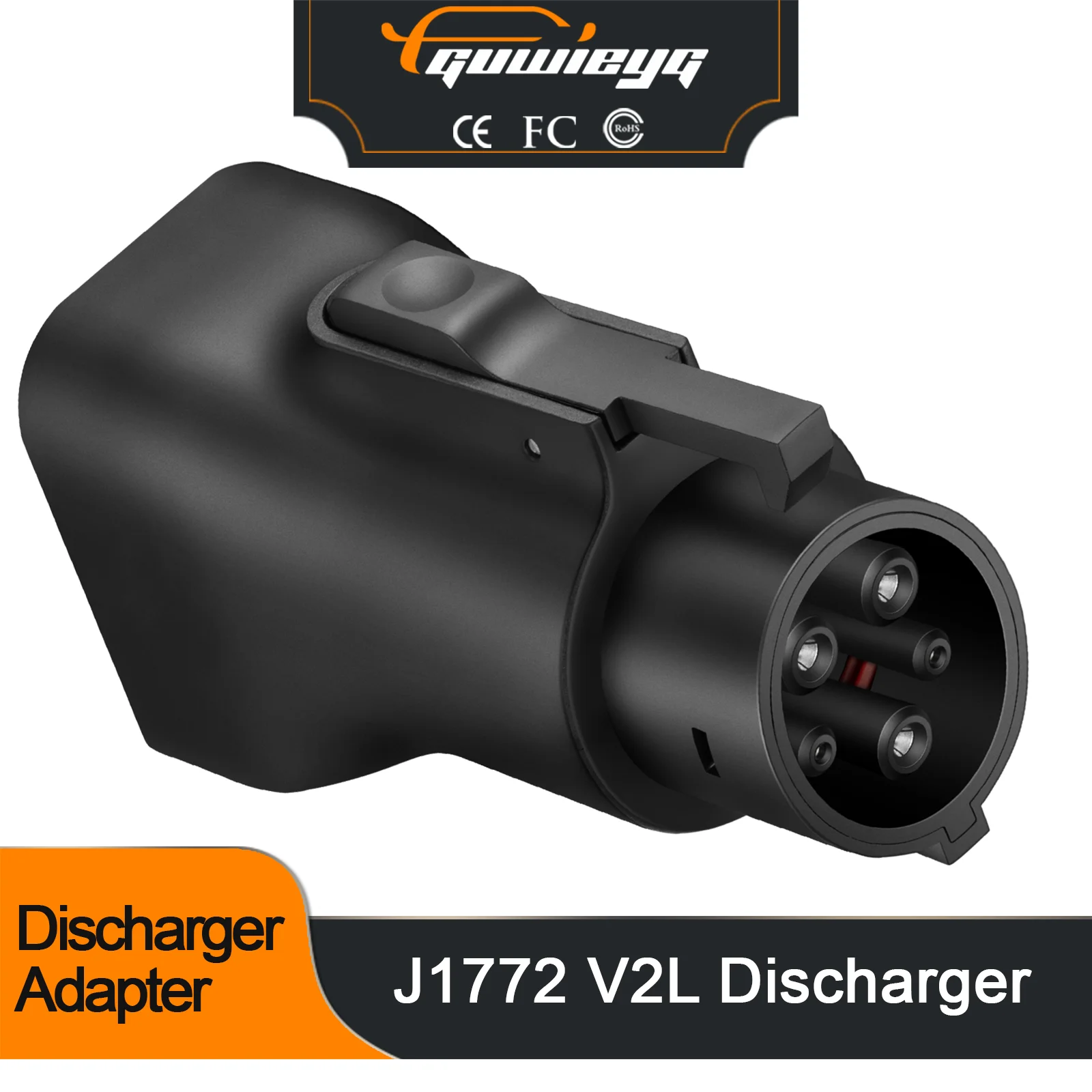

J1772 V2L Discharger For Type1 Car Discharge EV Cable Adapter Support Hyundai Kia Genesis Ford For type1 vehicle V2L