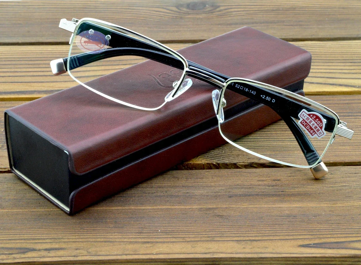 

MEN Titanium alloy Senators Antireflective coated reader read Non spherical reading glasses +4.5 +5 +5.5 +6 +6.5 +7 +7.5 to +13