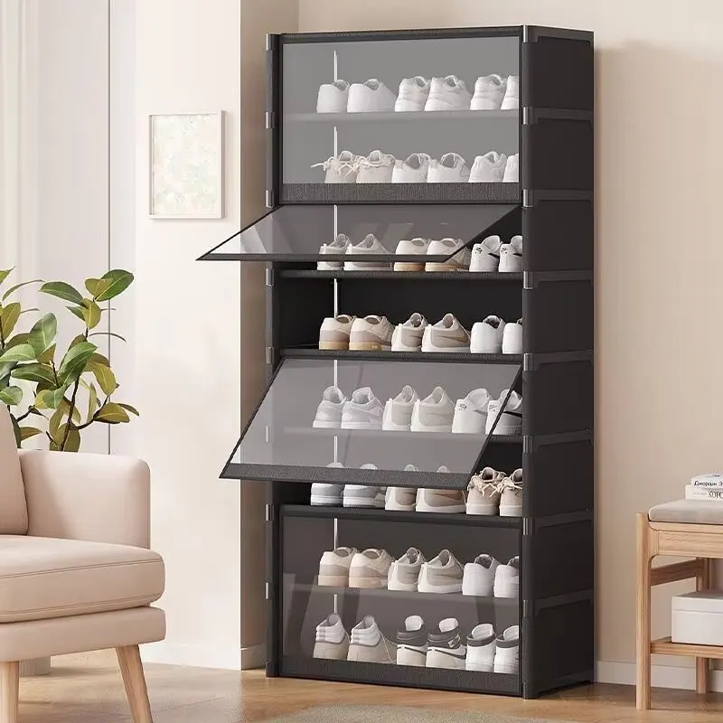Shoe Cabinet Shoe Organizer Shoe Rack Multilayer Shoe Rack Stackable Shoe Hanger Dormitory Door Storage Rack Storage Cabinet Assembled Hanger Save Space