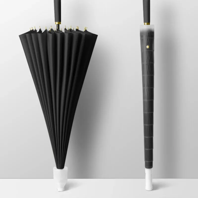 링 버클 자동 우산, 햇빛 및 비 이중 사용, 자외선 차단, 고급 느낌 