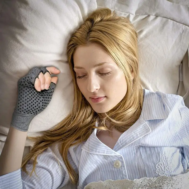 New Compression Arthritis Gloves Wrist Support Joint Pain Relief Hand Brace Women Men Therapy Wristband Compression Gloves 2023 6