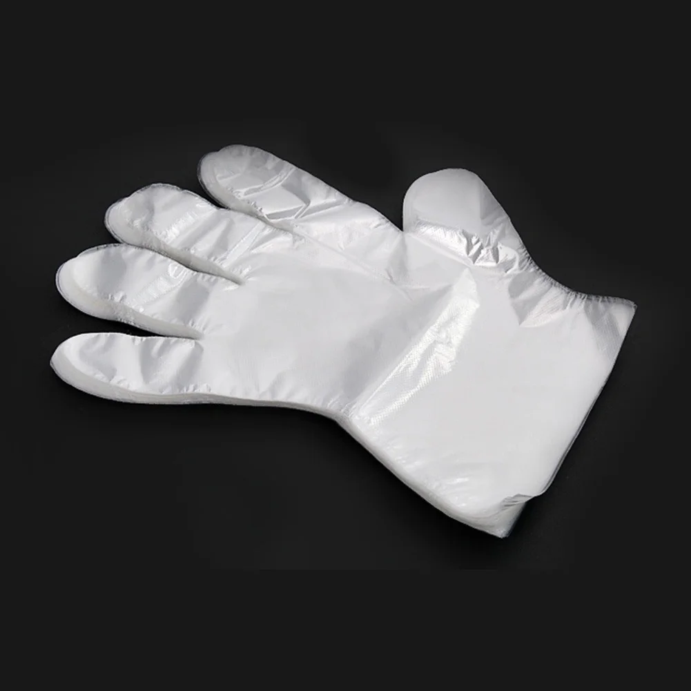 3000-100pcs Disposable Gloves Plastic Vinyl Disposable Gloves Transparent Kitchen Bathroom Cleaning For DIY Cooking Kitchen Accessories